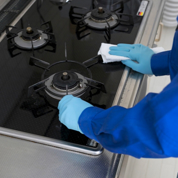 キッチンクリーニング:コンロ